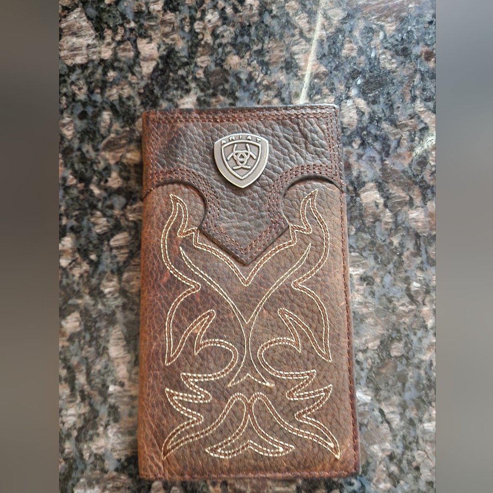 Ariat Brown Leather Wallet